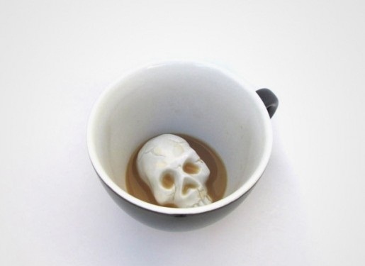 creative cup-skull
